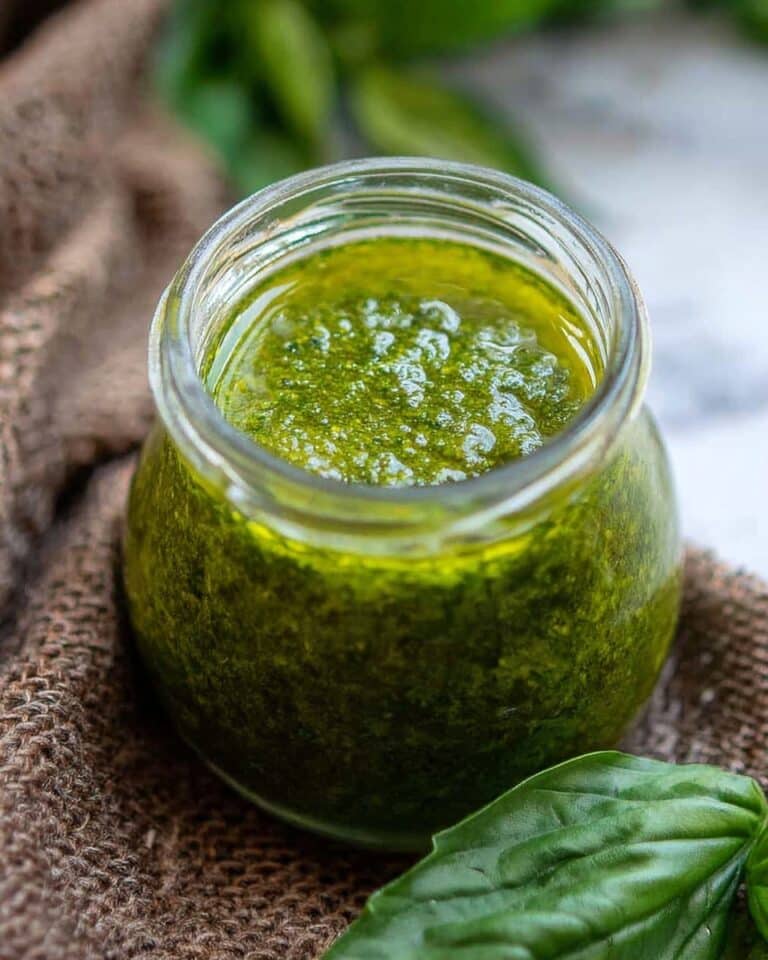 Easy Lemon Basil Vinaigrette Recipe (Salad Dressing) Recipe