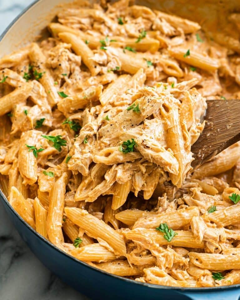 Easy Buffalo Chicken Pasta Recipe
