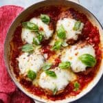 Easy Weeknight Cast Iron Skillet Chicken Parmesan Recipe