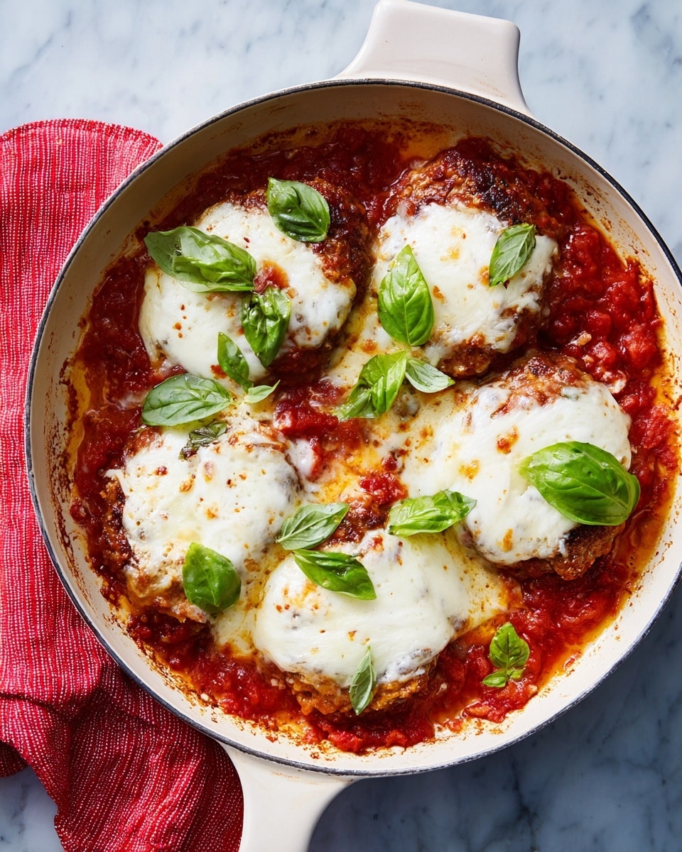 Easy Weeknight Cast Iron Skillet Chicken Parmesan Recipe