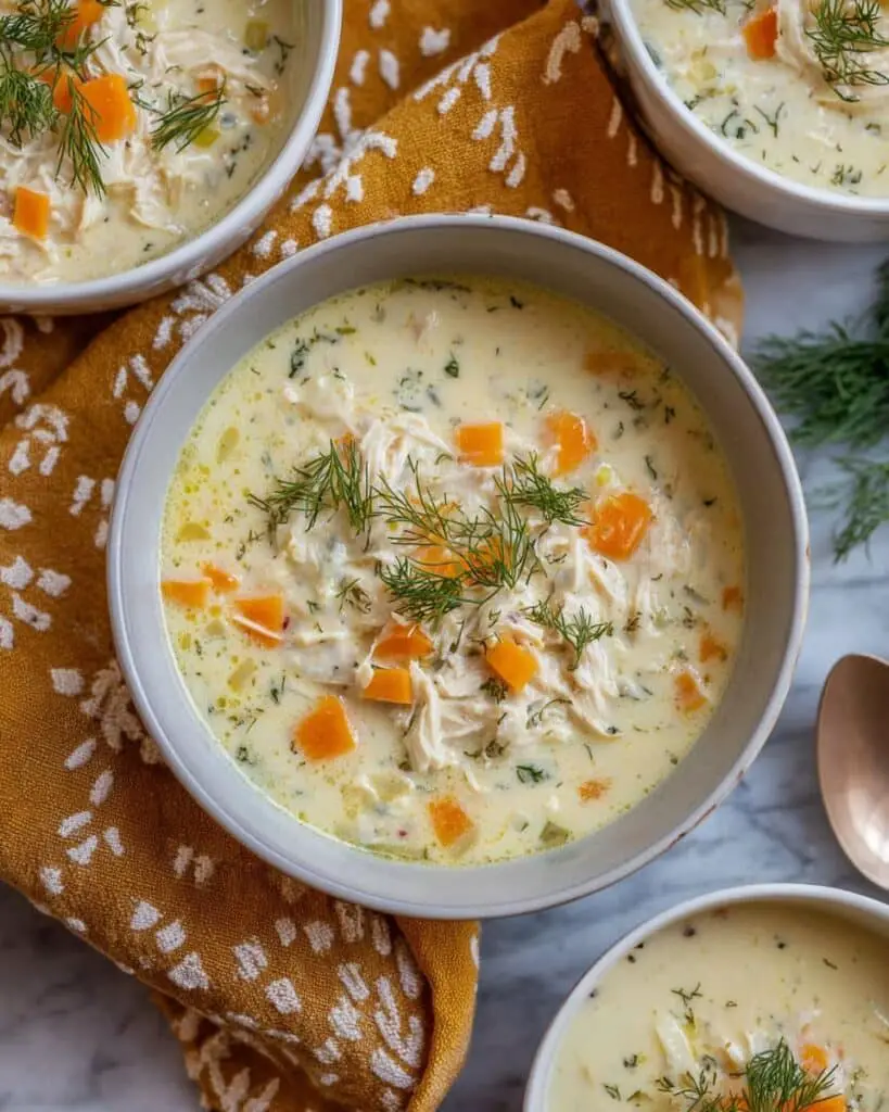 Lemon Chicken Orzo Soup Recipe