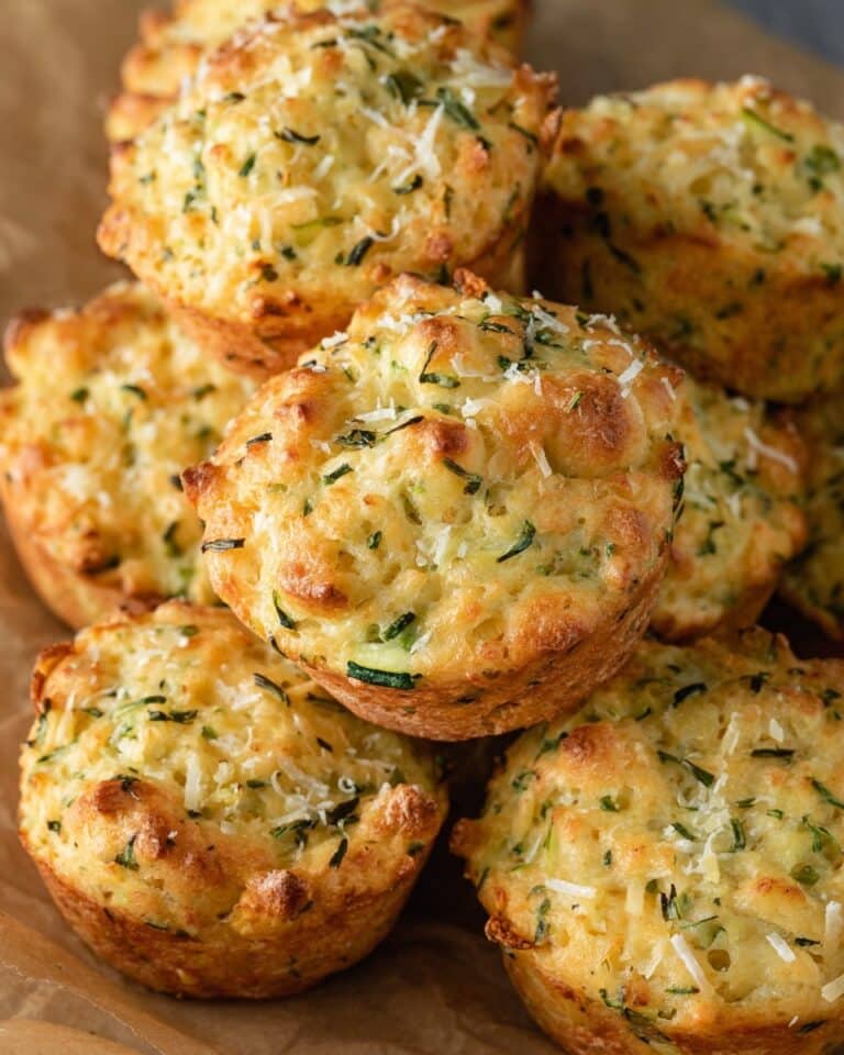Easy Savory Zucchini Muffins Recipe