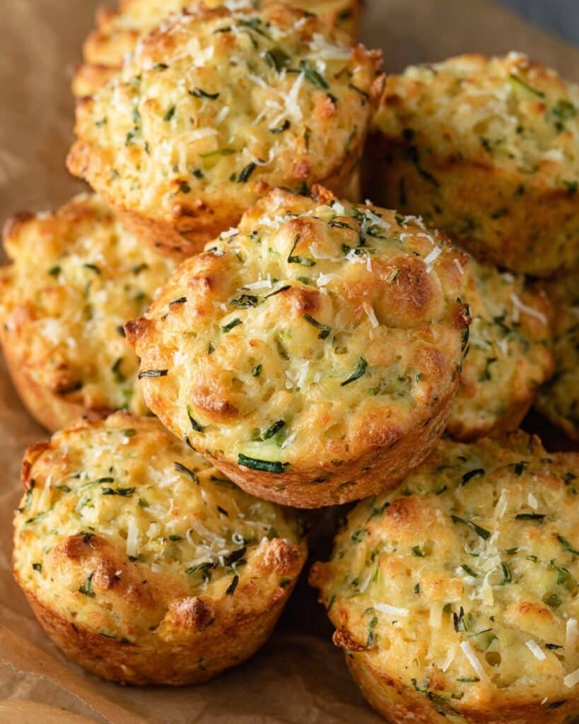 Easy Savory Zucchini Muffins Recipe