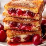 Cherry Churro Cheesecake Bars Recipe