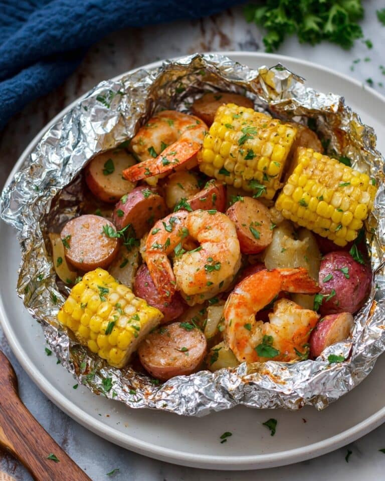 Grilled Shrimp Boil Packets Recipe
