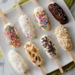 Frozen Yogurt Dipped Mango Pops Recipe