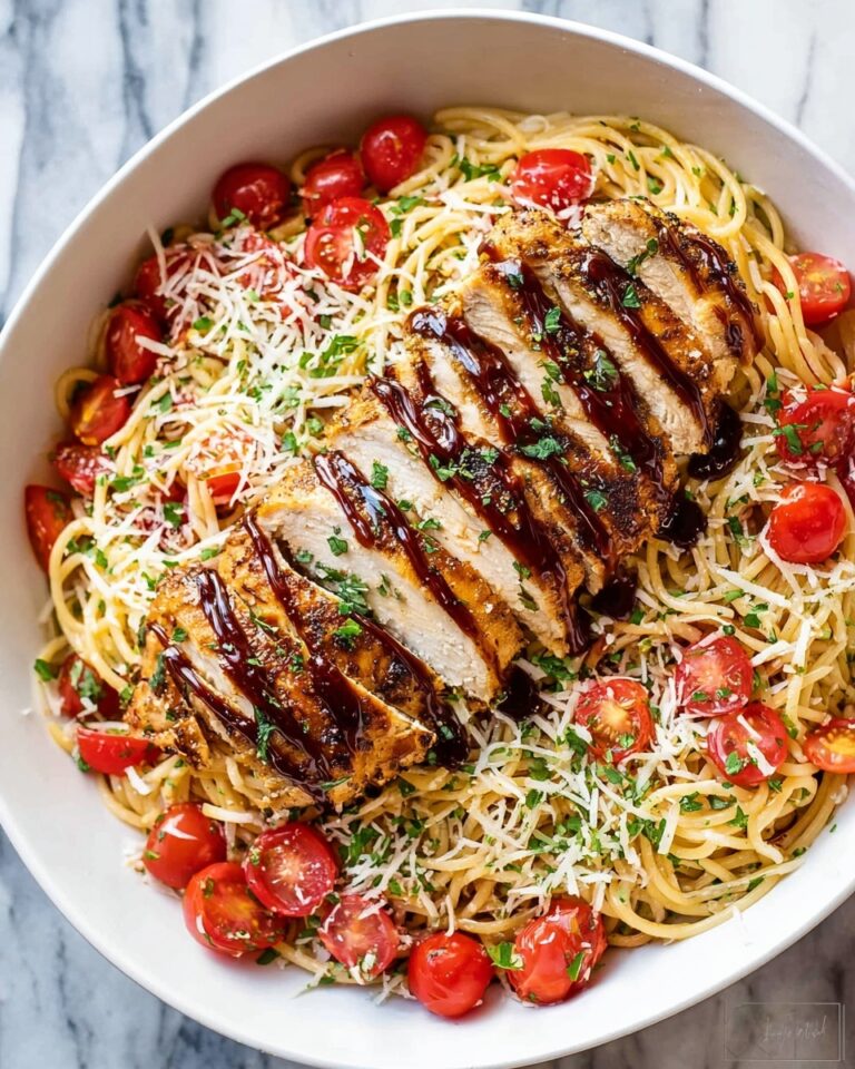 Bruschetta Chicken Pasta Salad Recipe