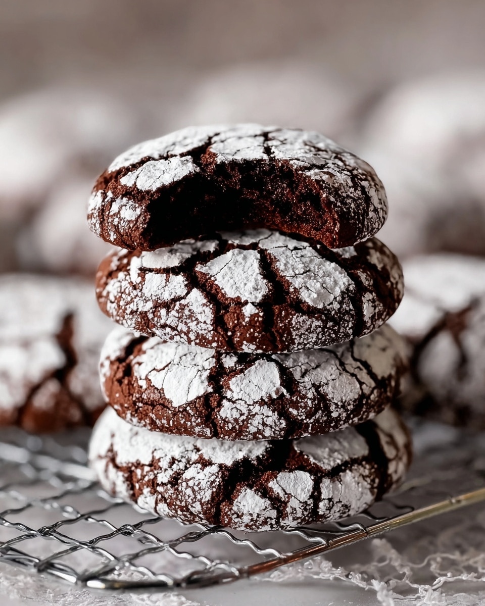 The Best Chocolate Crinkle Cookies Recipe