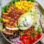 Grilled Chicken Burrito Bowl Recipe