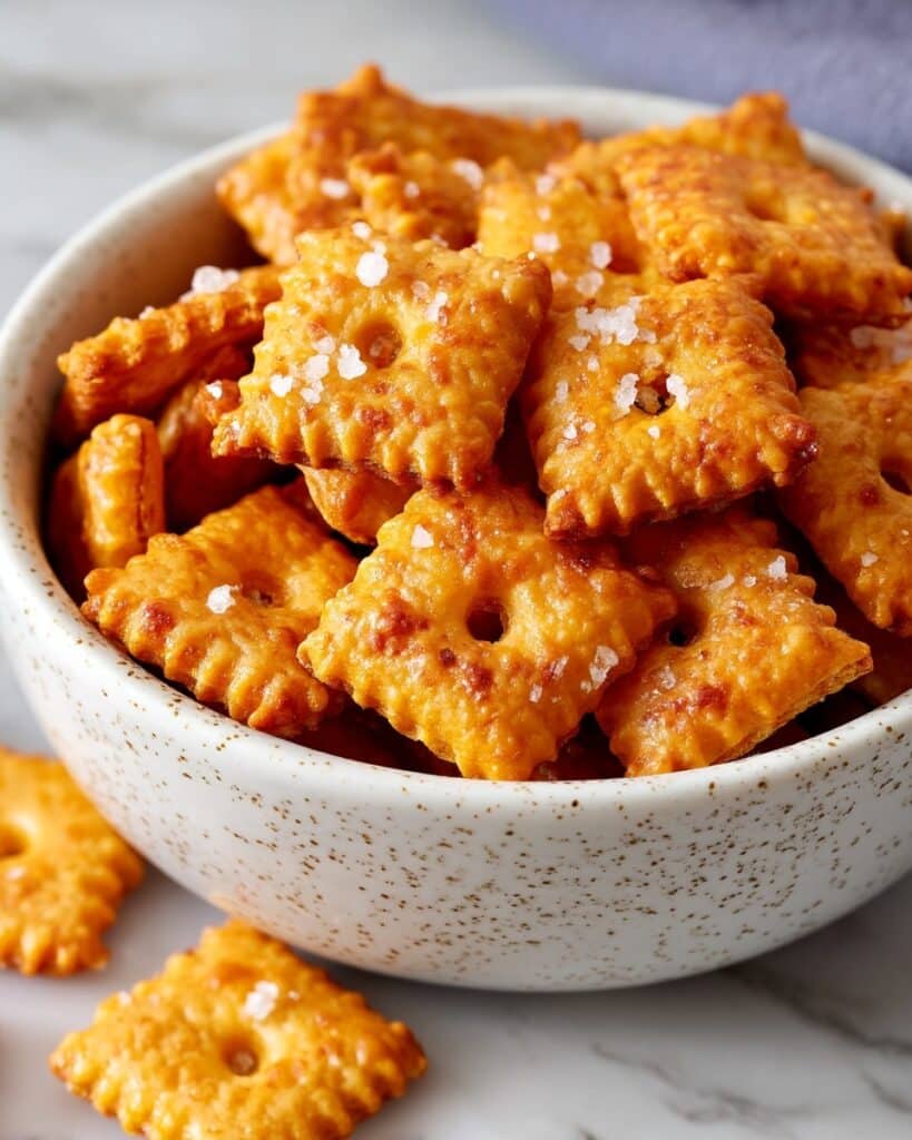 The Best Homemade Cheez-Its Recipe (Crispy Cheddar Crackers) Recipe