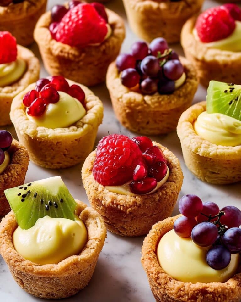Mini Sugar Cookie Fruit Tarts Recipe