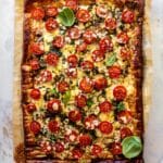 Easy Tomato Basil Blue Cheese Tart Recipe