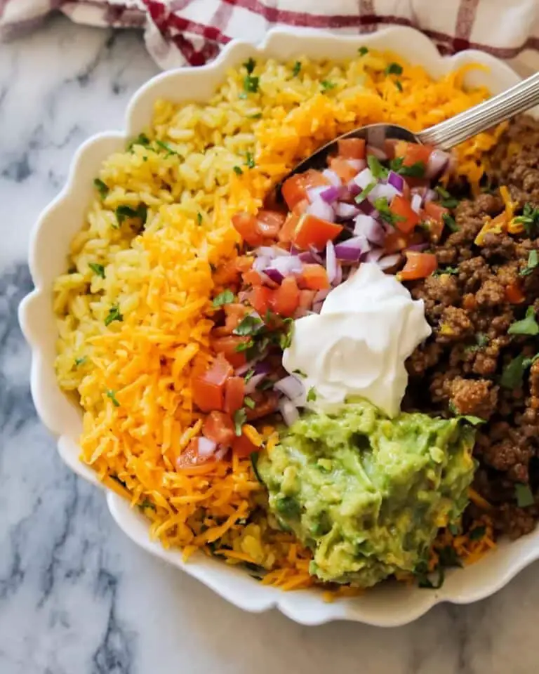 Keto Burrito Bowl with Cauliflower Cilantro Lime Rice Recipe