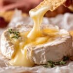 Baked Brie with Honey, Thyme, and Fresh Grapes Recipe
