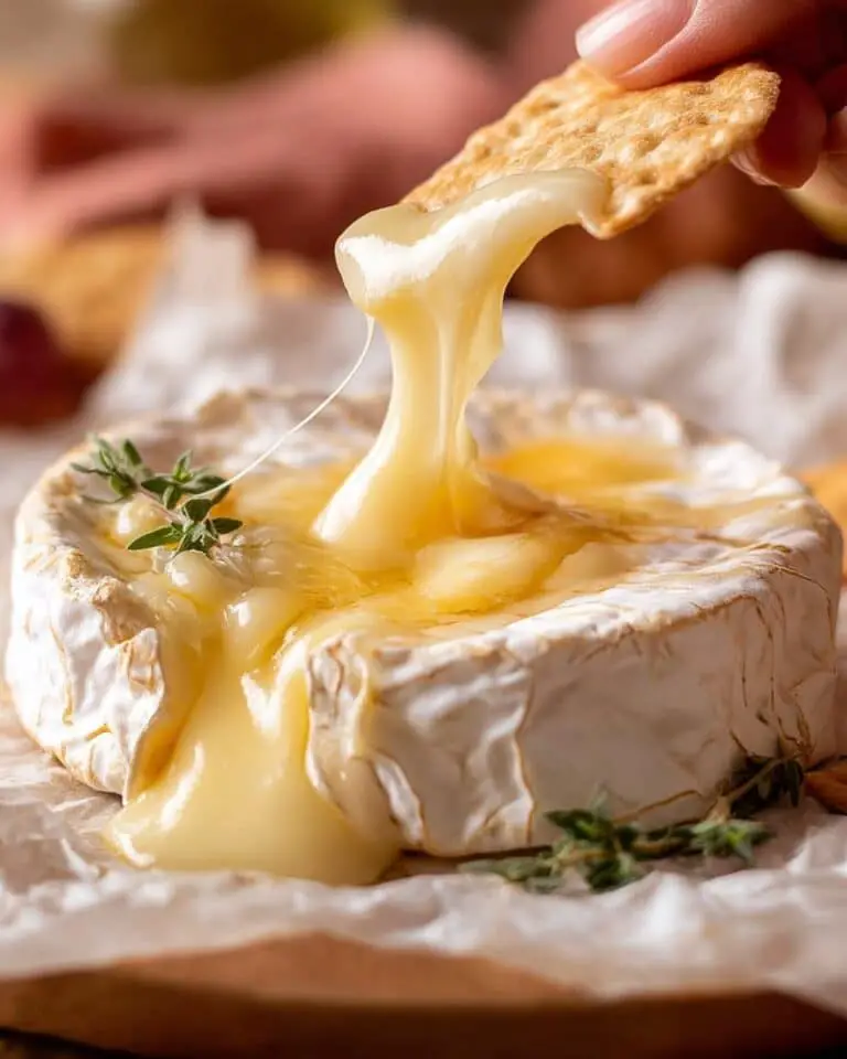 Baked Brie with Honey, Thyme, and Fresh Grapes Recipe