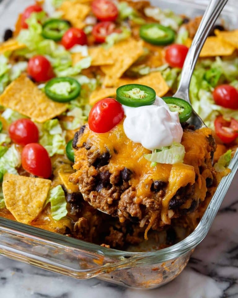 Easy Walking Taco Casserole Recipe