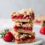 Strawberry Crumble Bars Recipe