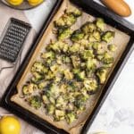 Smashed Broccoli with Parmesan and Italian Seasoning Recipe