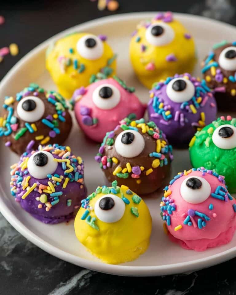 Spooky Eyeball Oreo Truffles Recipe