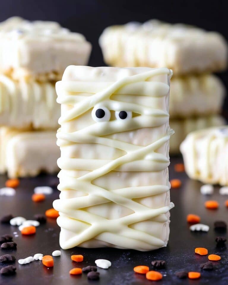 Easy Mummy Rice Krispie Treats Recipe