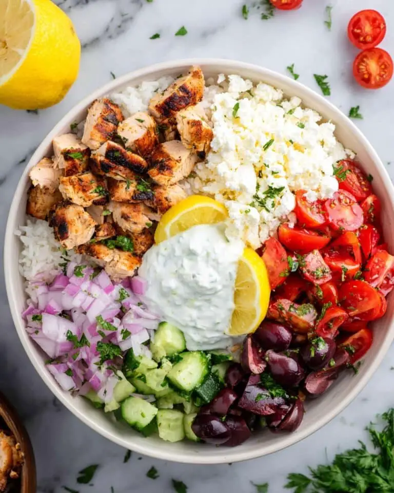 Greek Chicken Bowls Recipe