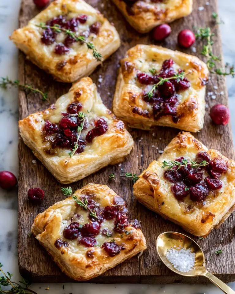 Cranberry Brie Tarts Recipe