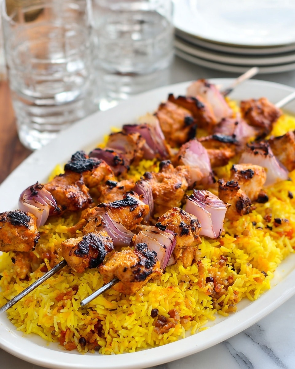 Easy Middle Eastern-Style Grilled Chicken Kabobs Recipe