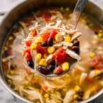Easy Slow Cooker Chicken Tortilla Soup Recipe