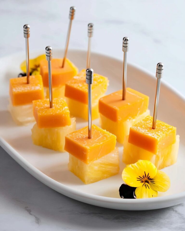 Sweet and Savory Pineapple Cheese Bites Recipe