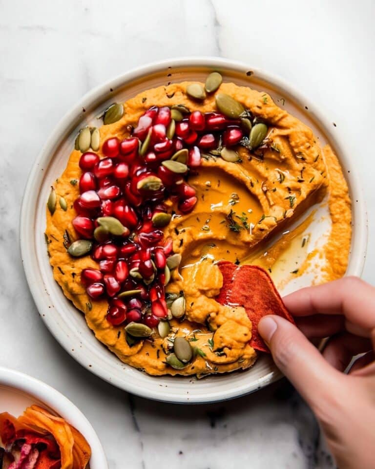 10-Minute Cozy & Creamy Pumpkin Hummus Recipe
