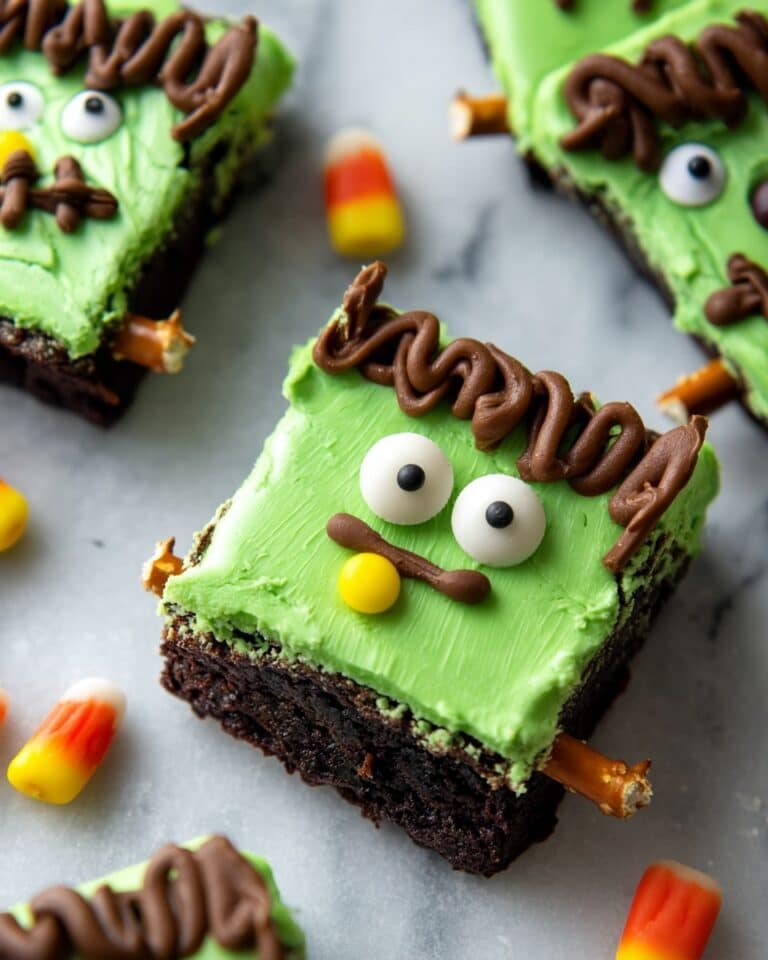 Frankenstein Brownies Recipe