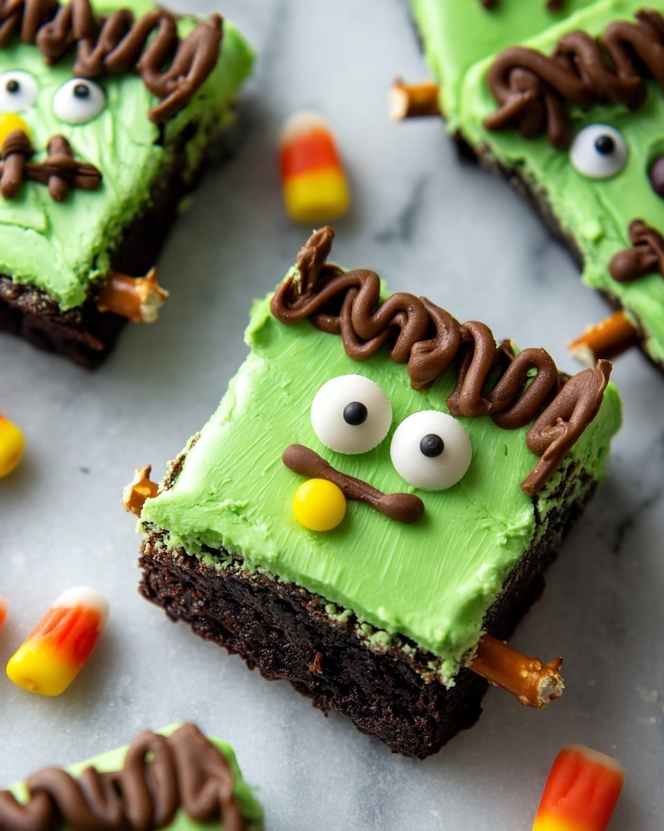 Frankenstein Brownies Recipe