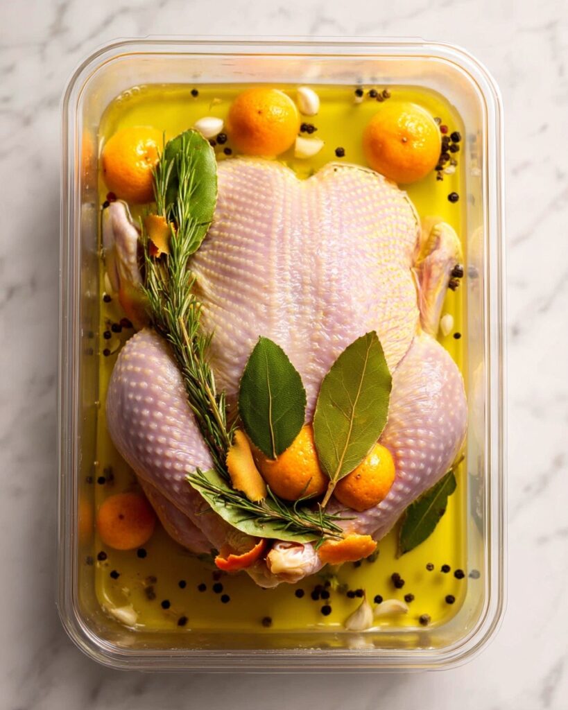 Perfectly Juicy Herb-Infused Turkey Brine Recipe