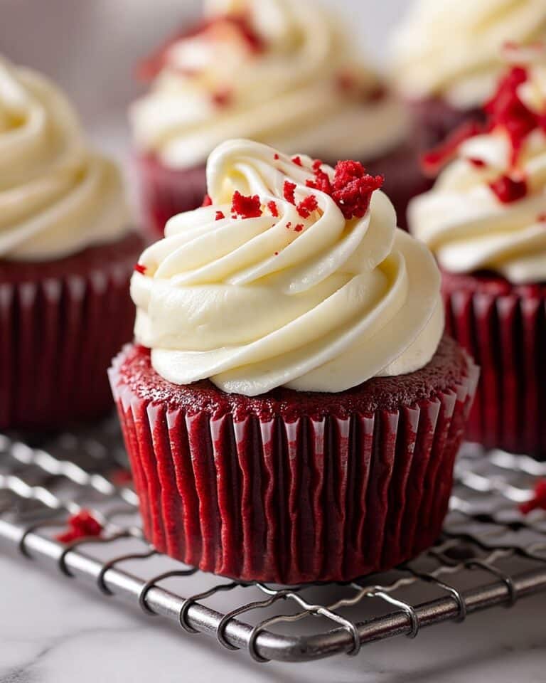 Red Velvet Cupcakes with Cream Cheese Frosting Recipe
