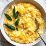 Butternut Squash Risotto with Crispy Sage Recipe