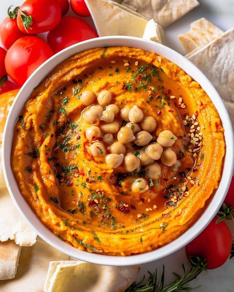 Roasted Pumpkin Curry Hummus Recipe