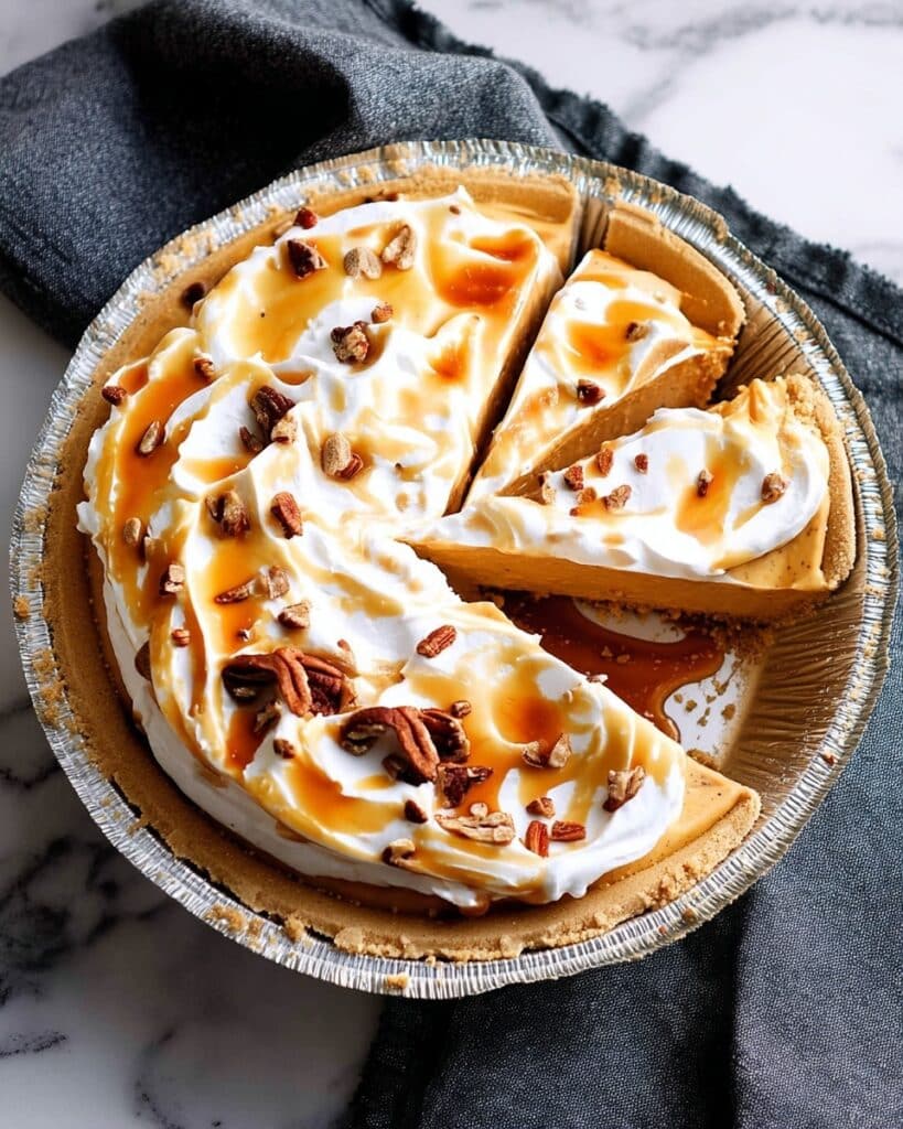 Caramel Pecan Turtle Pumpkin Pie Recipe