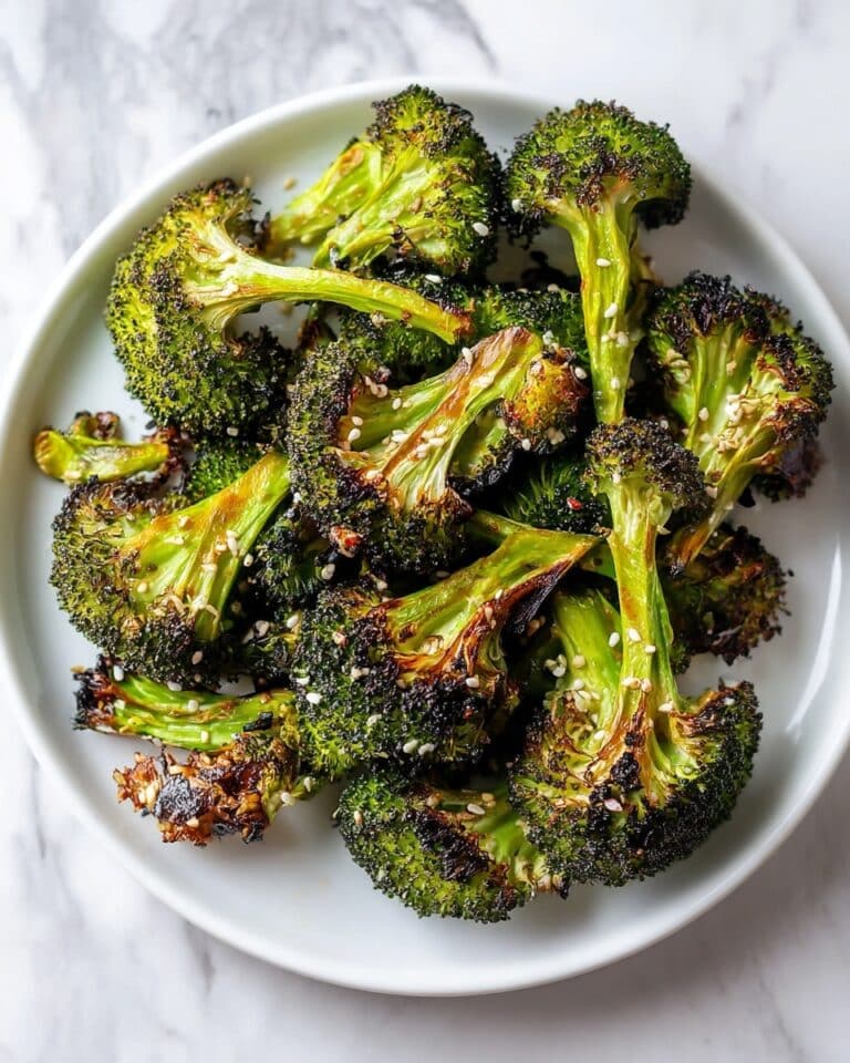 Roasted Maple Sesame Broccoli Recipe