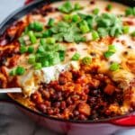 Cheesy Vegan Enchilada Skillet Recipe