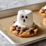 Spooky Ghost Chocolate Chip Cookies Recipe