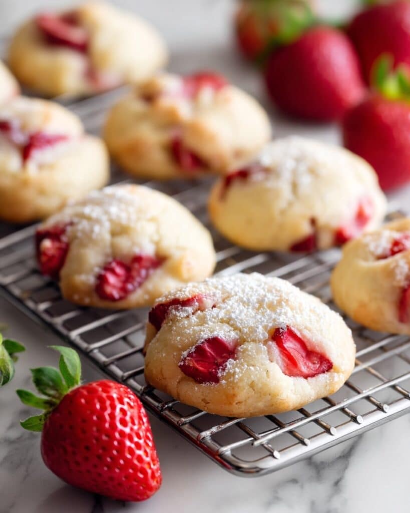 Easy Strawberry Cookies Recipe