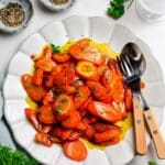 Maple Garlic Brown Butter Carrots Recipe