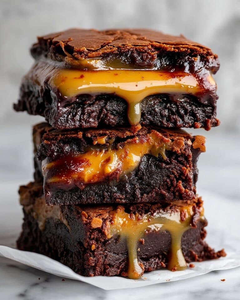 Salted Caramel-Stuffed Brownies Recipe