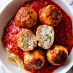 Sweet-Tangy Baked Turkey Meatballs with Brown Sugar Glaze Recipe