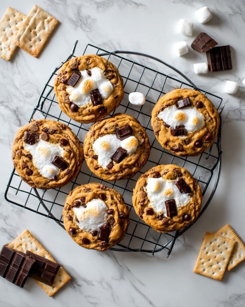 Bakery Style S’mores Cookies Recipe