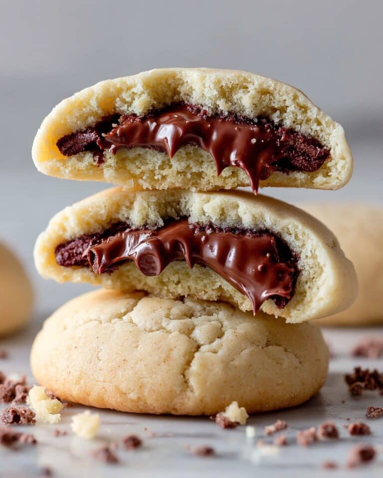 Nutella Stuffed Cookies Recipe
