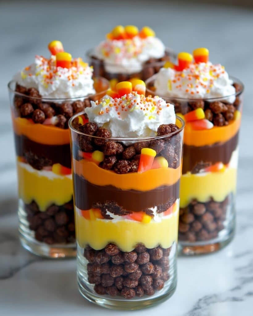 Candy Corn Parfait Recipe