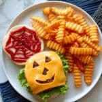 Jack O' Lantern Cheeseburger Recipe