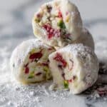 Cranberry Pistachio White Chocolate Truffles Recipe