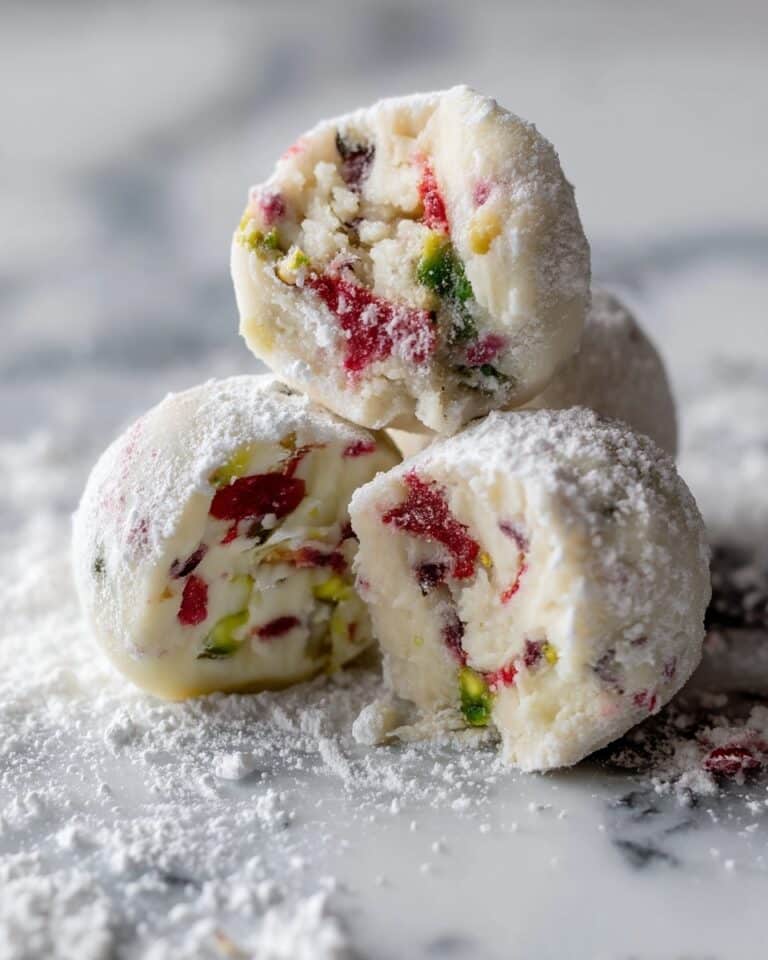 Cranberry Pistachio White Chocolate Truffles Recipe